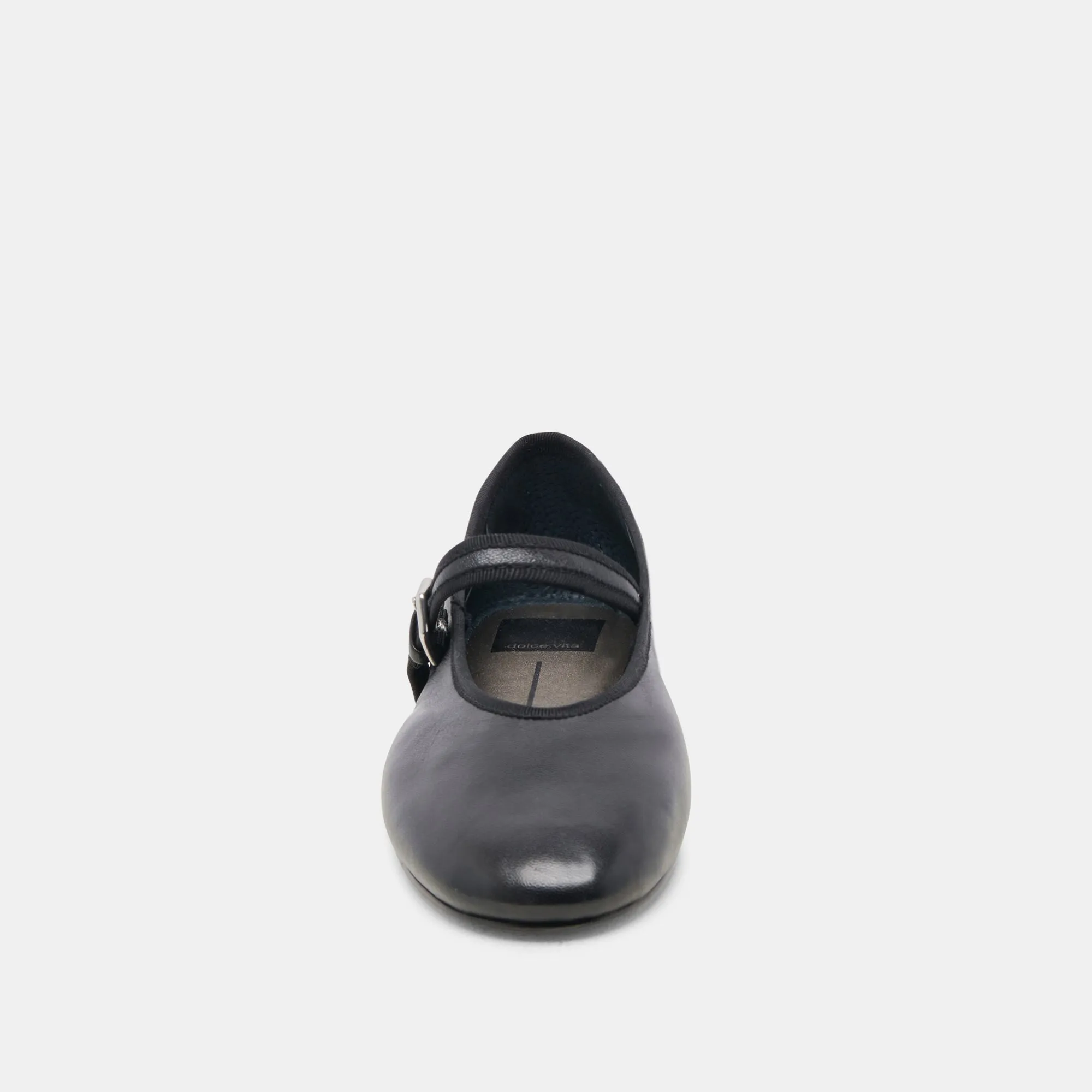 BALLERINES ROSLYN EN CUIR NOIR