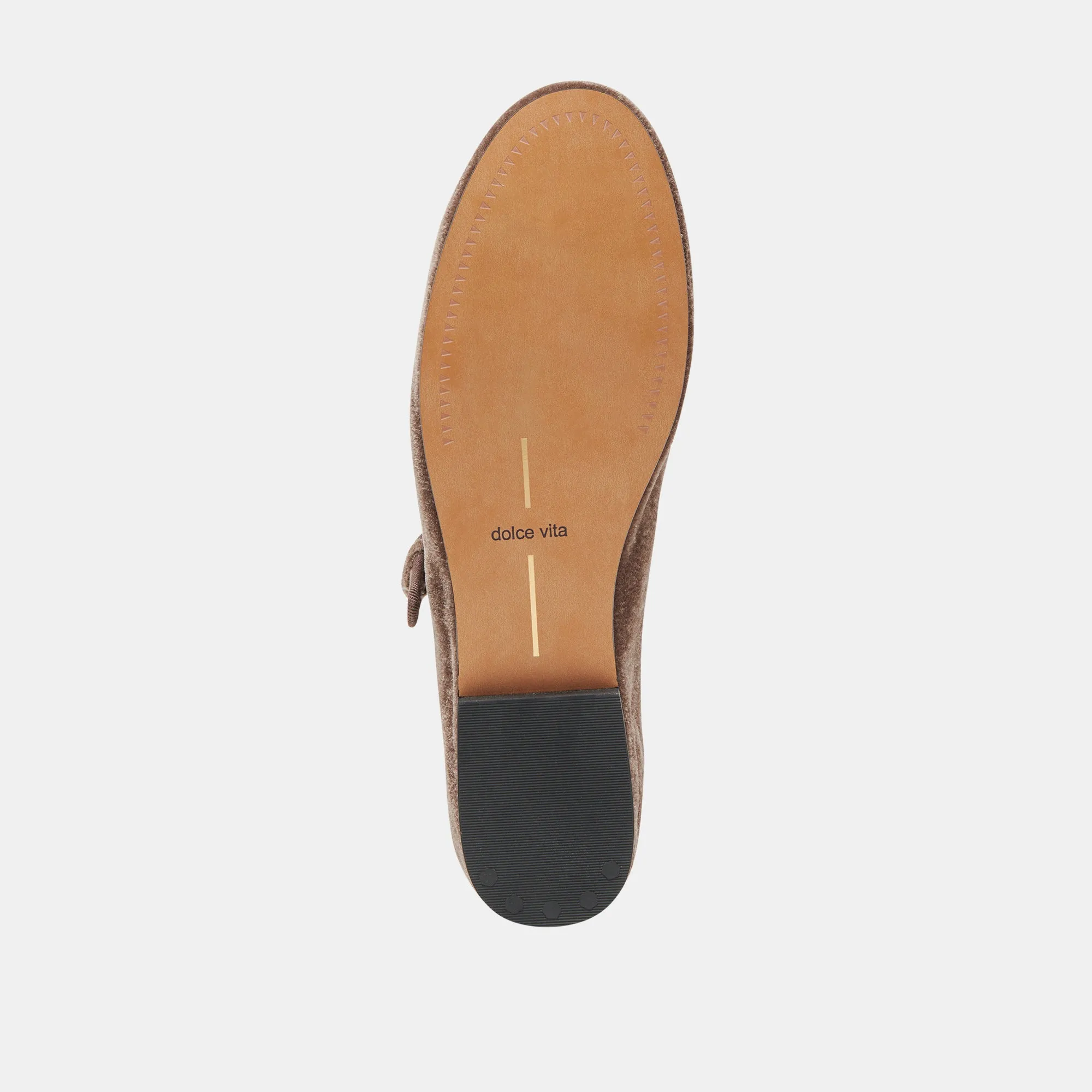 ROSLYN BALLERINES VELOURS FUMÉ