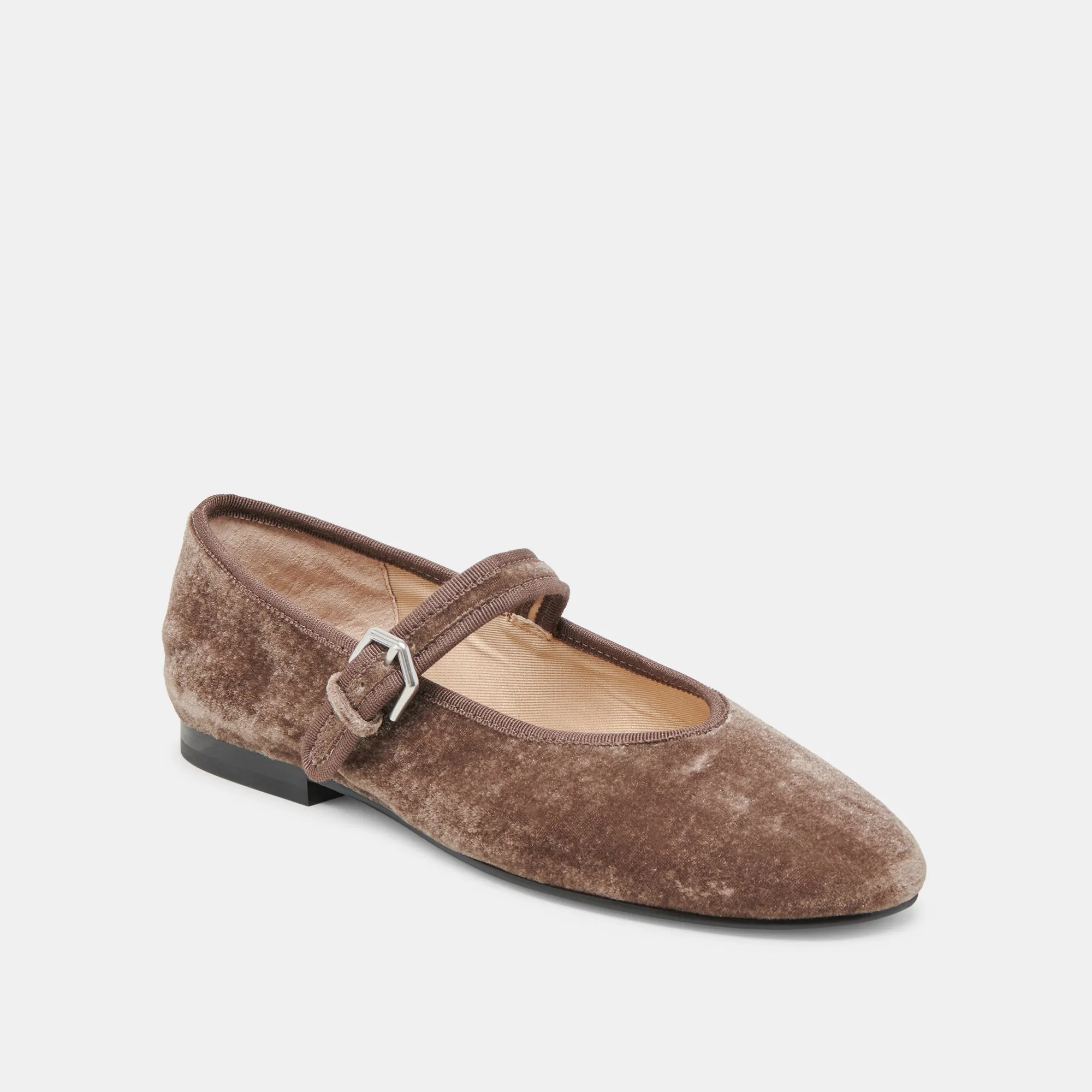 ROSLYN BALLERINES VELOURS FUMÉ
