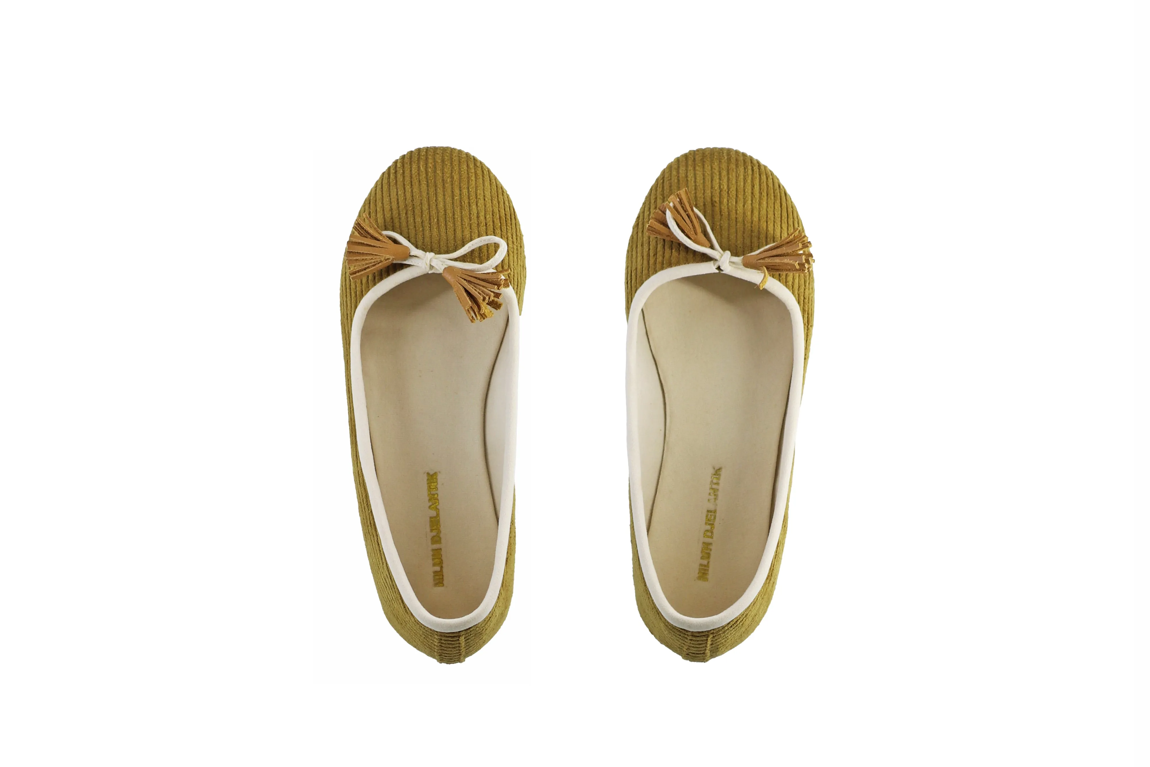 Sasha Ballet 20mm - Velours côtelé caramel