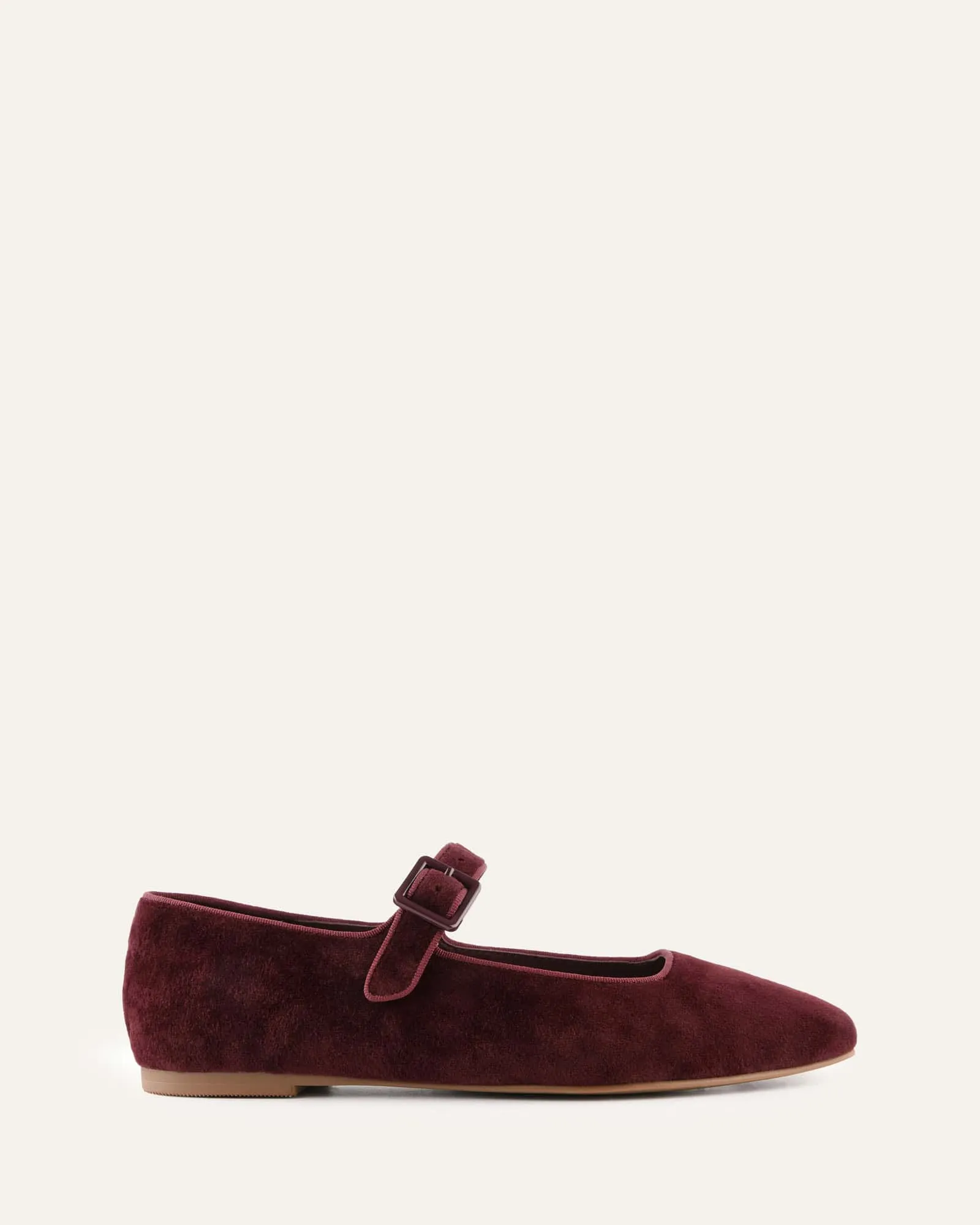 SERAFINA BALLERINES DÉCONTRACTÉES VELOURS MERLOT
