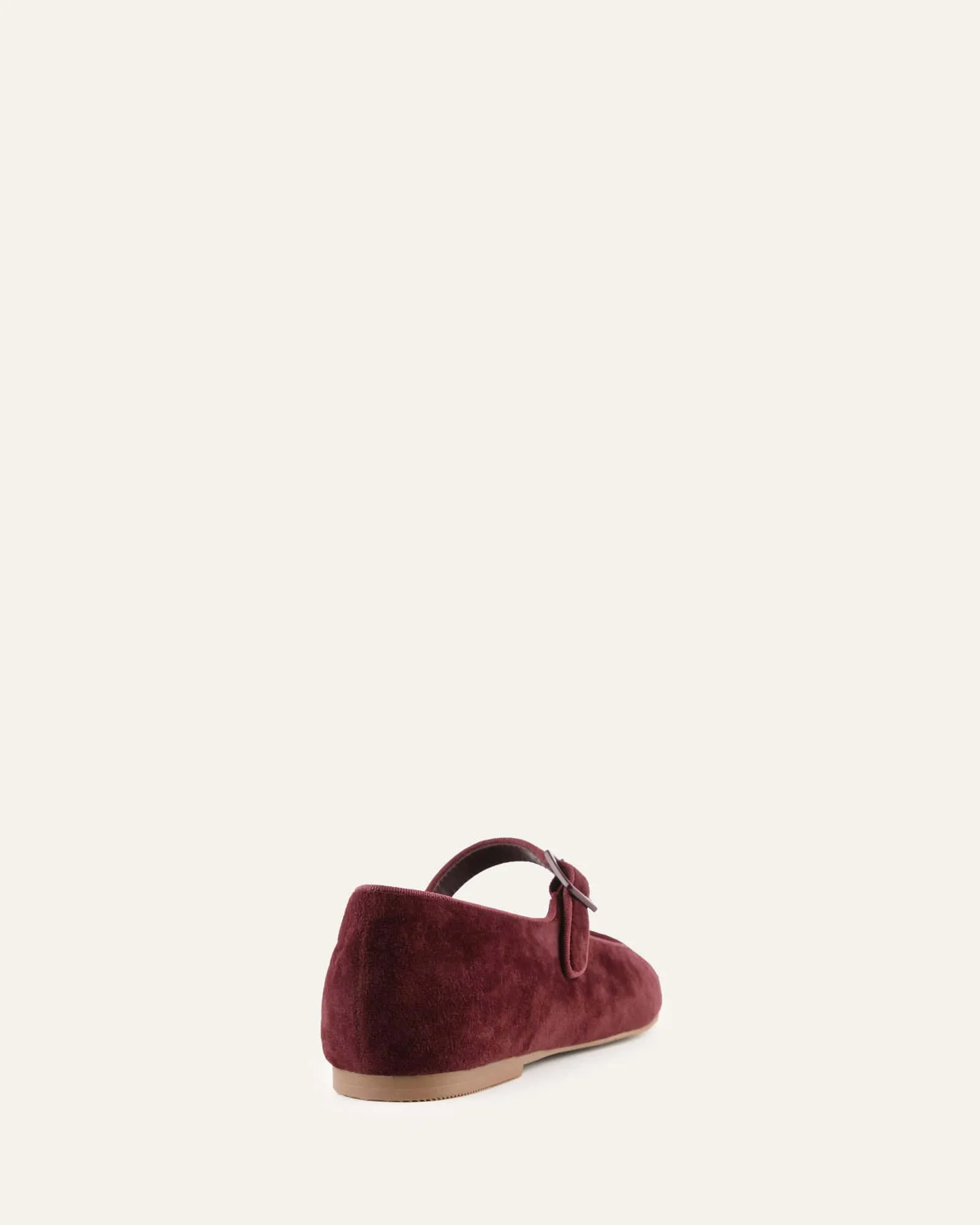 SERAFINA BALLERINES DÉCONTRACTÉES VELOURS MERLOT