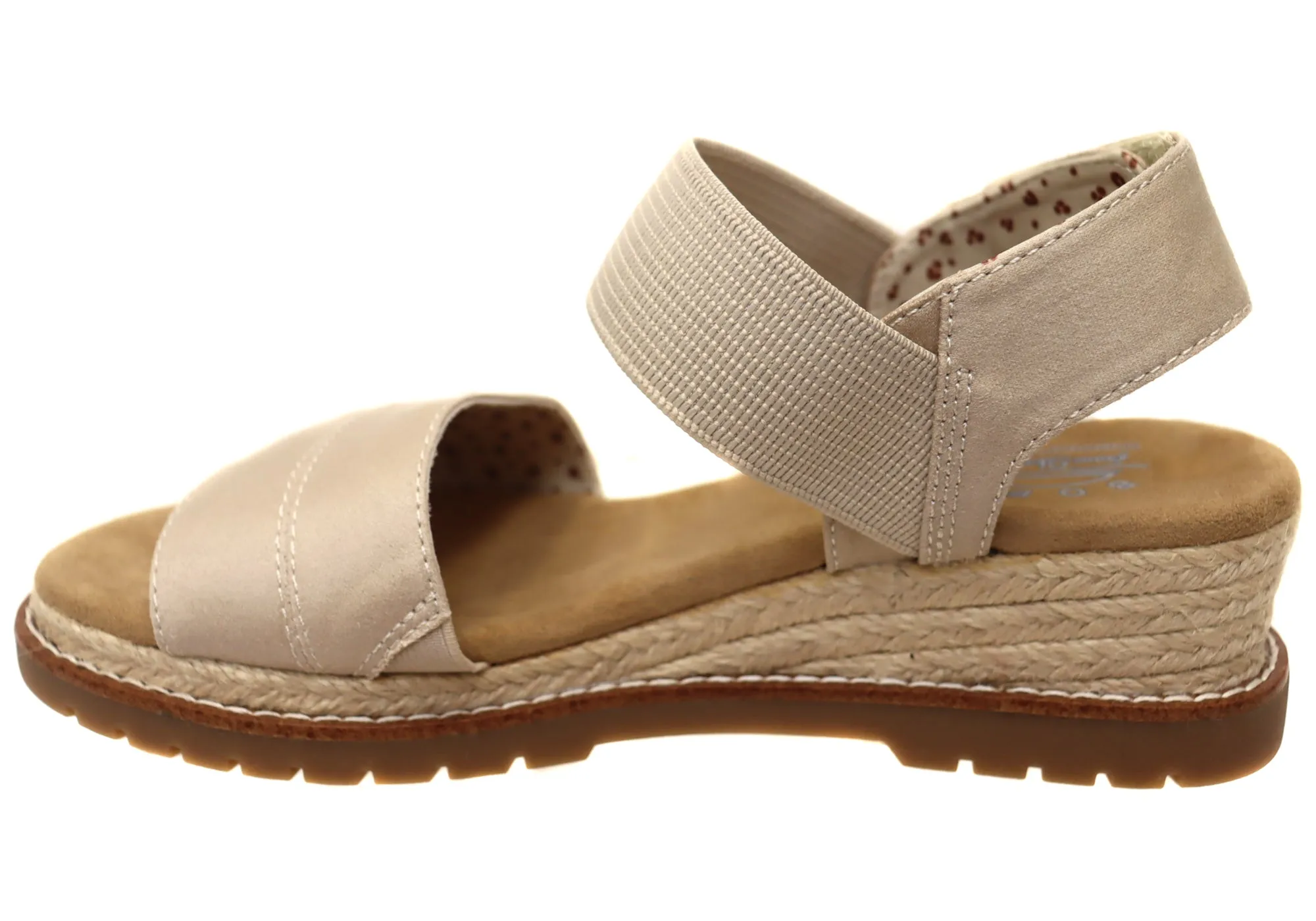 Skechers Femme BOBS Desert Chill Sandales Confortables à Mousse Mémoire Chaussures Skechers