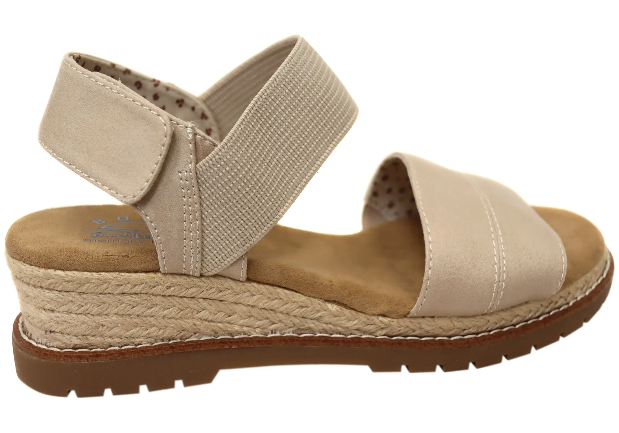 Skechers Femme BOBS Desert Chill Sandales Confortables à Mousse Mémoire Chaussures Skechers