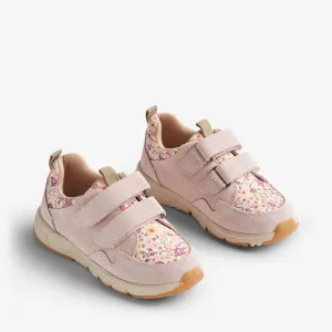 Baskets à double velcro imprimé Toney - rose ballet