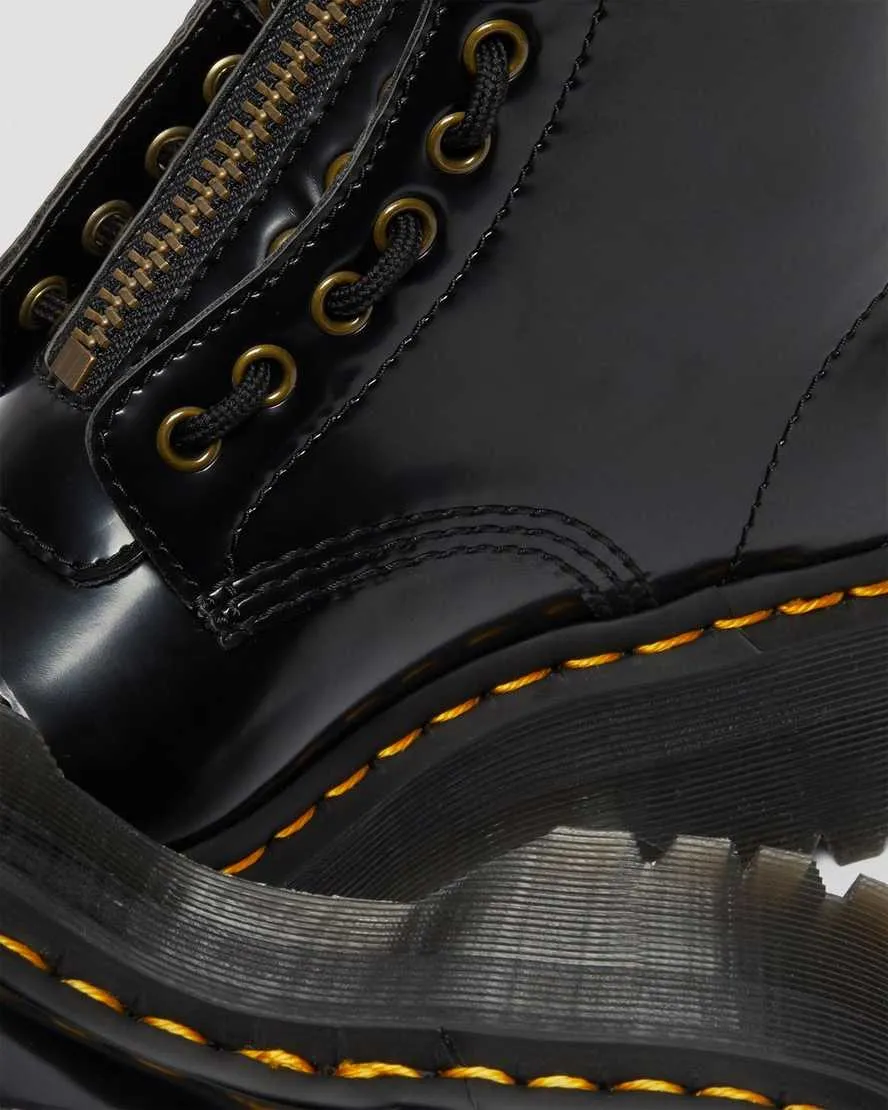 Bottes plates Vegan Sinclair en noir de Dr. Martens