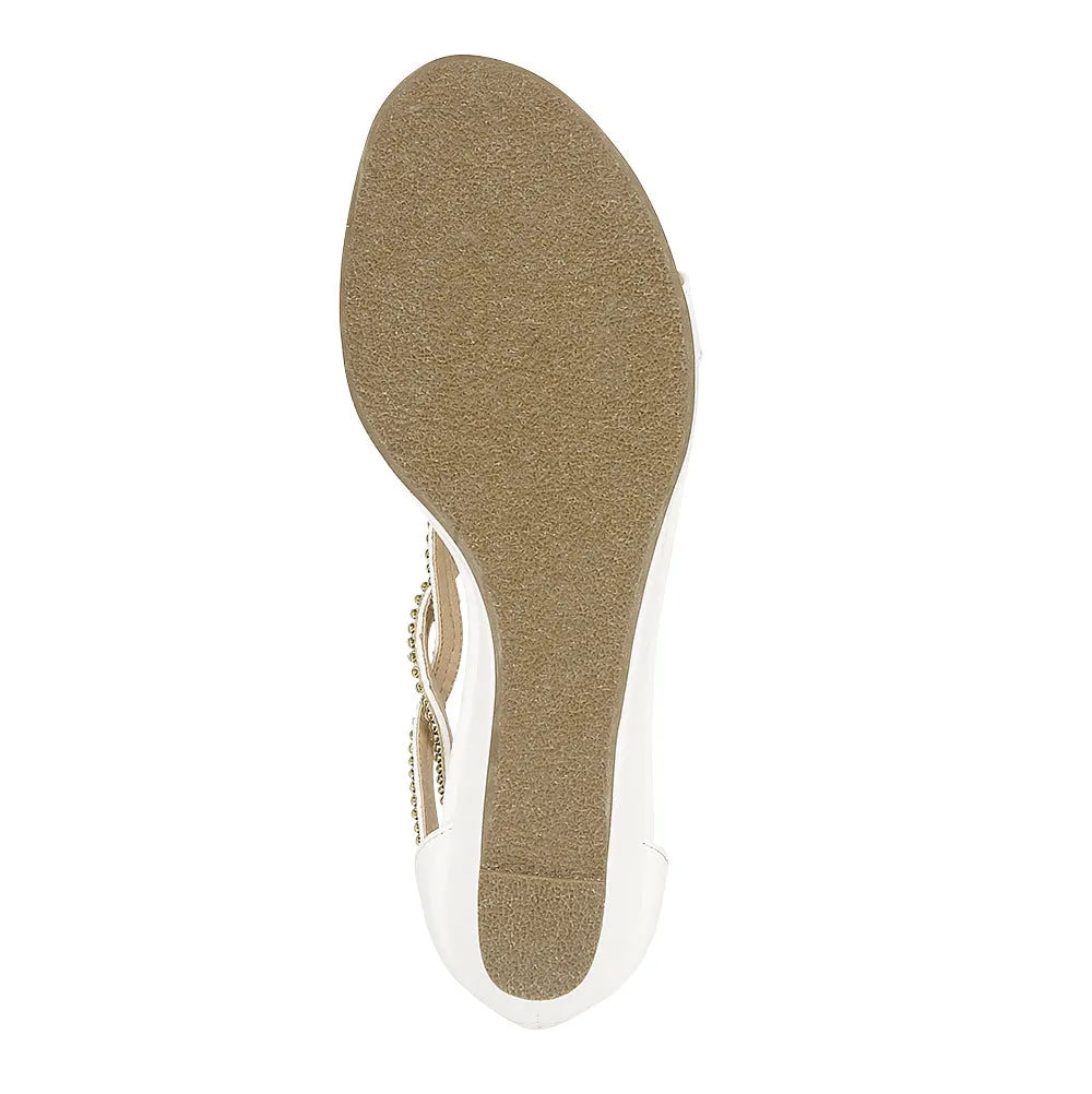 Chaussures plates blanches