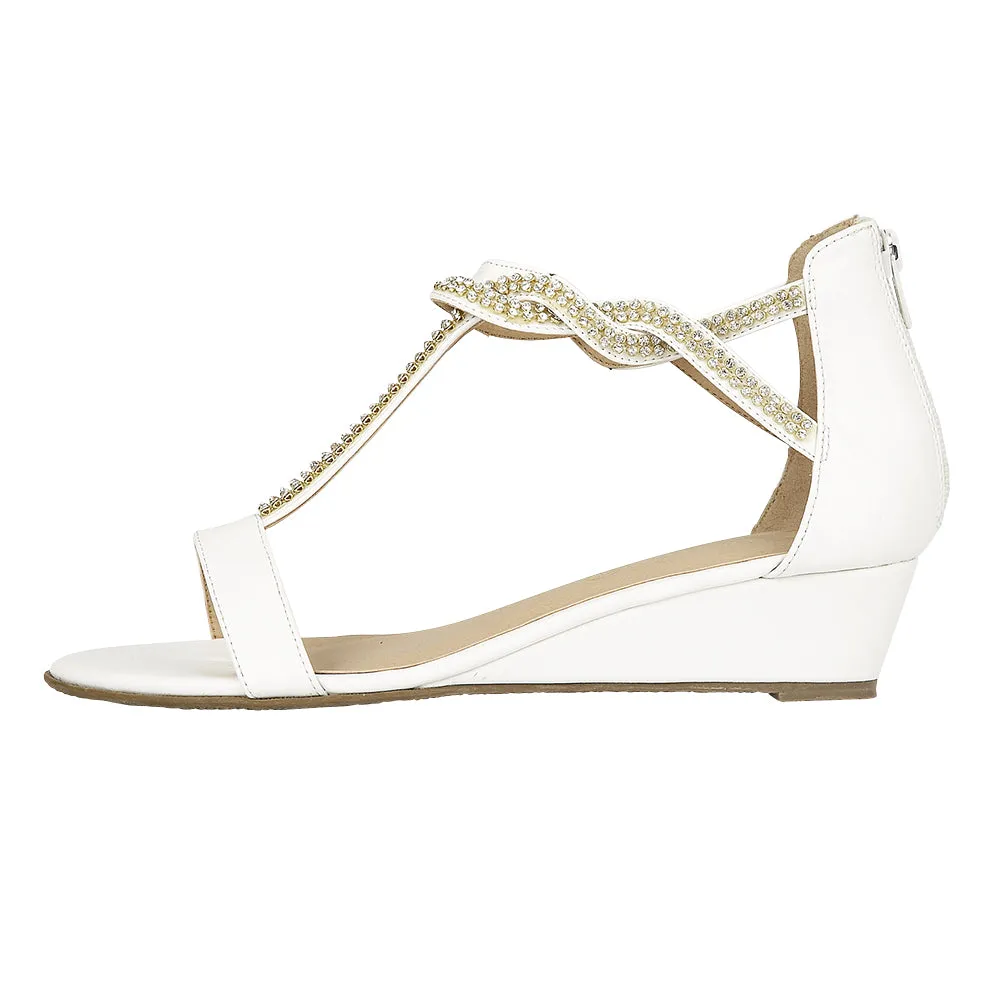 Chaussures plates blanches