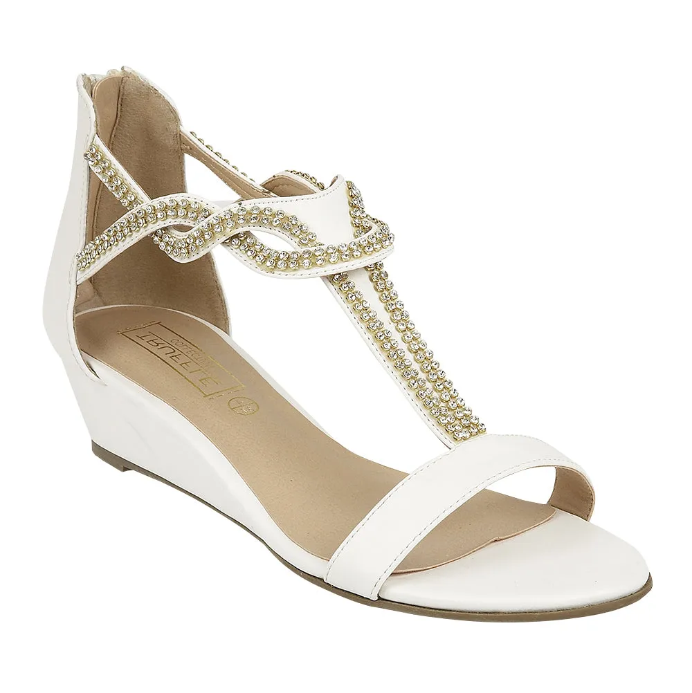 Chaussures plates blanches