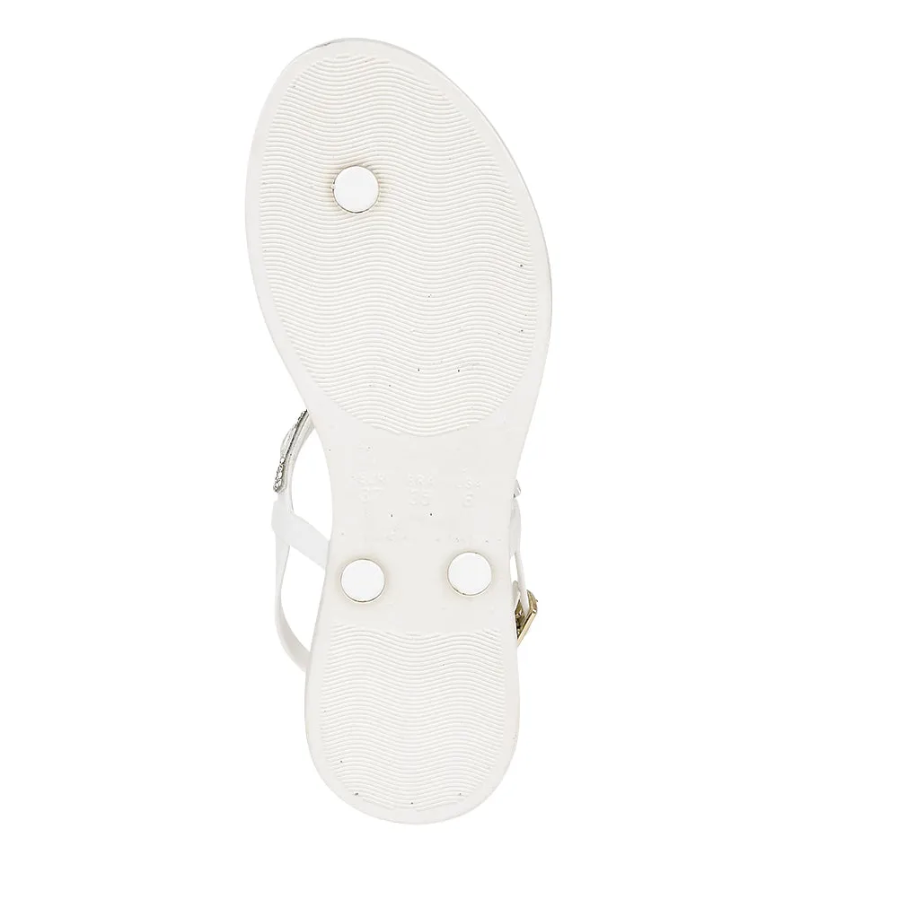 Chaussures plates blanches