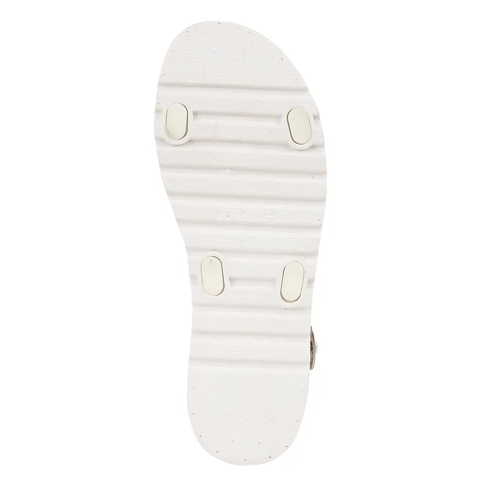 Chaussures plates blanches