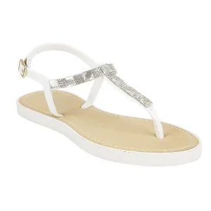 Chaussures plates blanches