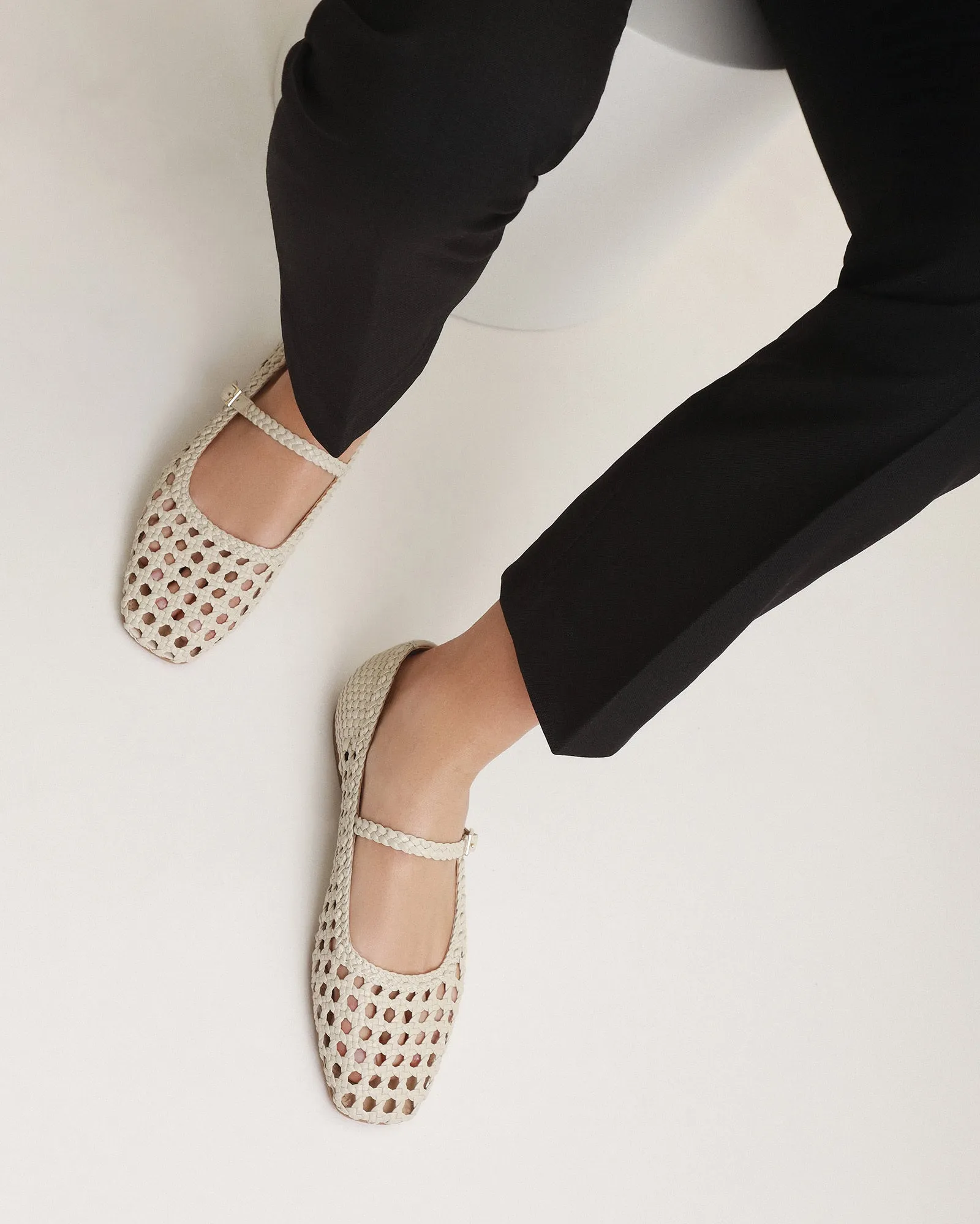 WILLIS ESCARPINS DÉCONTRACTÉS CUIR BLANC CASSÉ