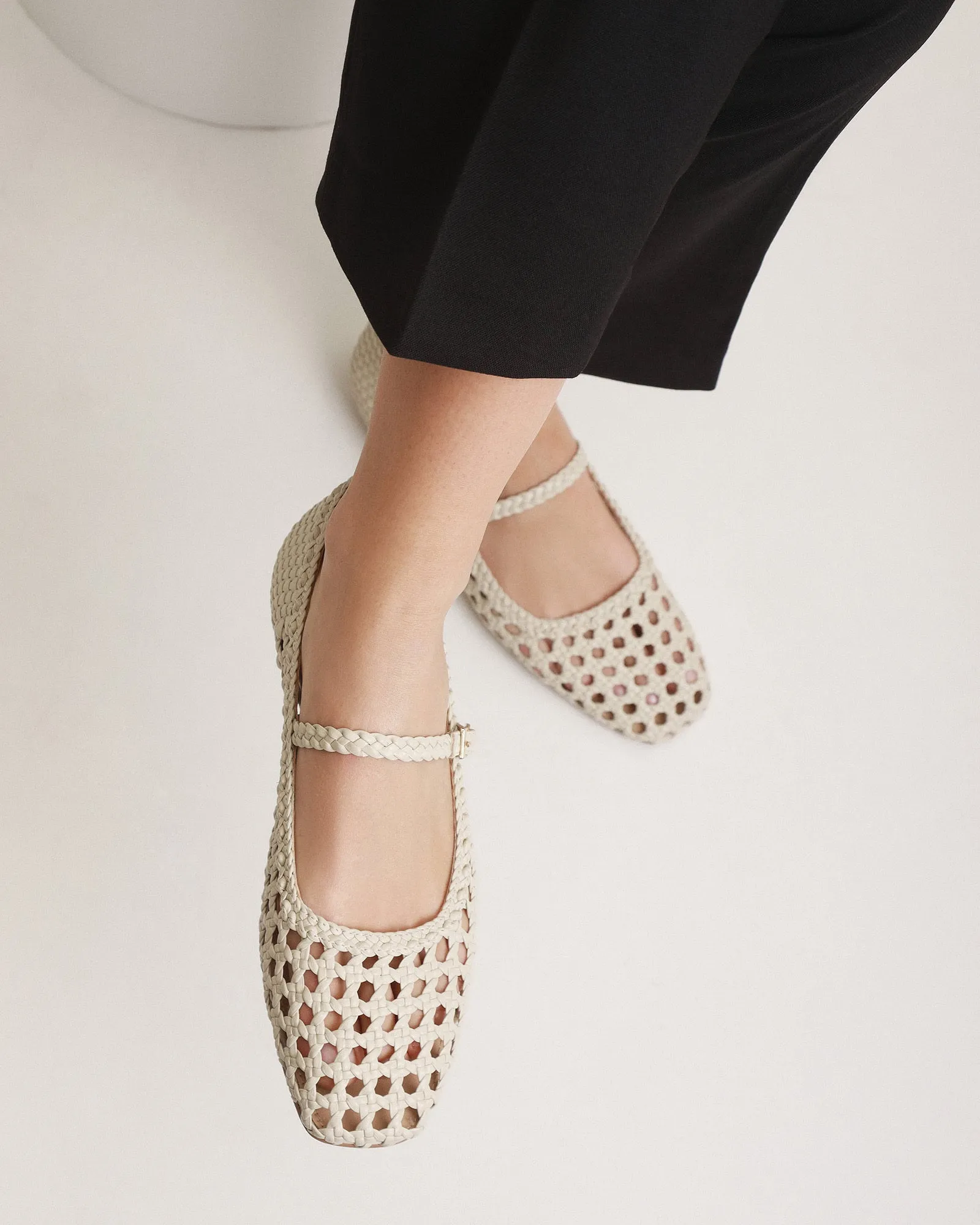 WILLIS ESCARPINS DÉCONTRACTÉS CUIR BLANC CASSÉ