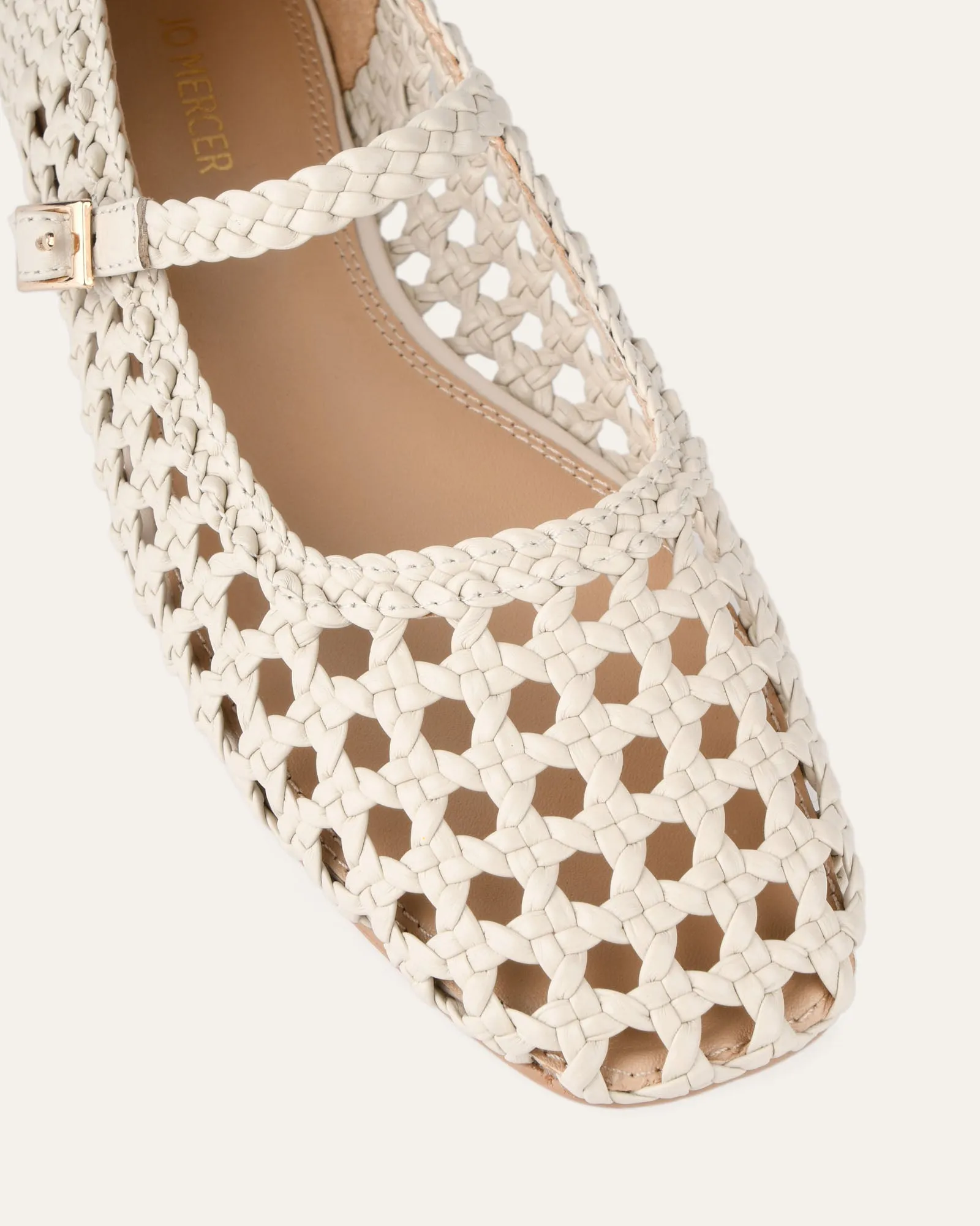 WILLIS ESCARPINS DÉCONTRACTÉS CUIR BLANC CASSÉ