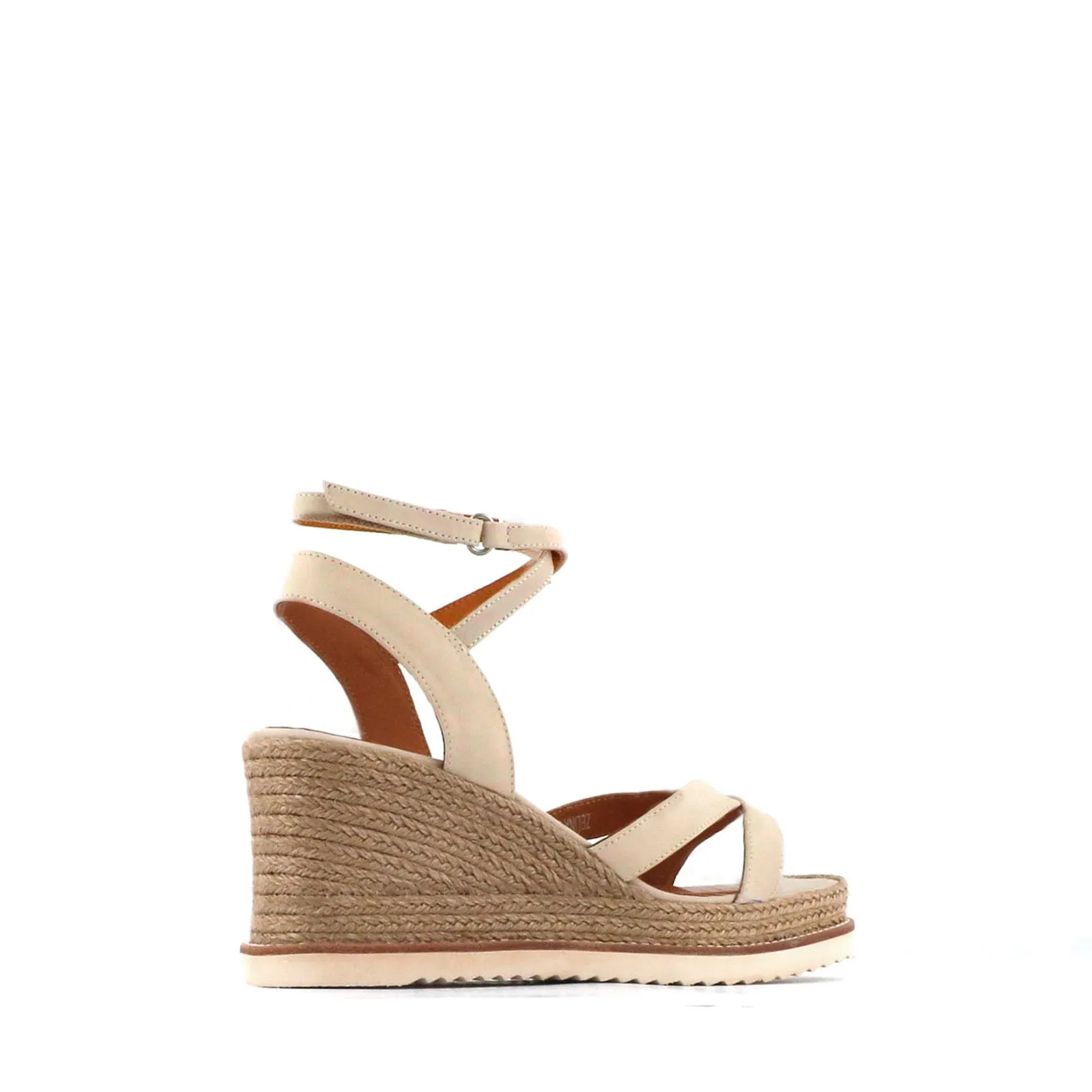 SANDALES ESPADRILLES EN CUIR ZELINA