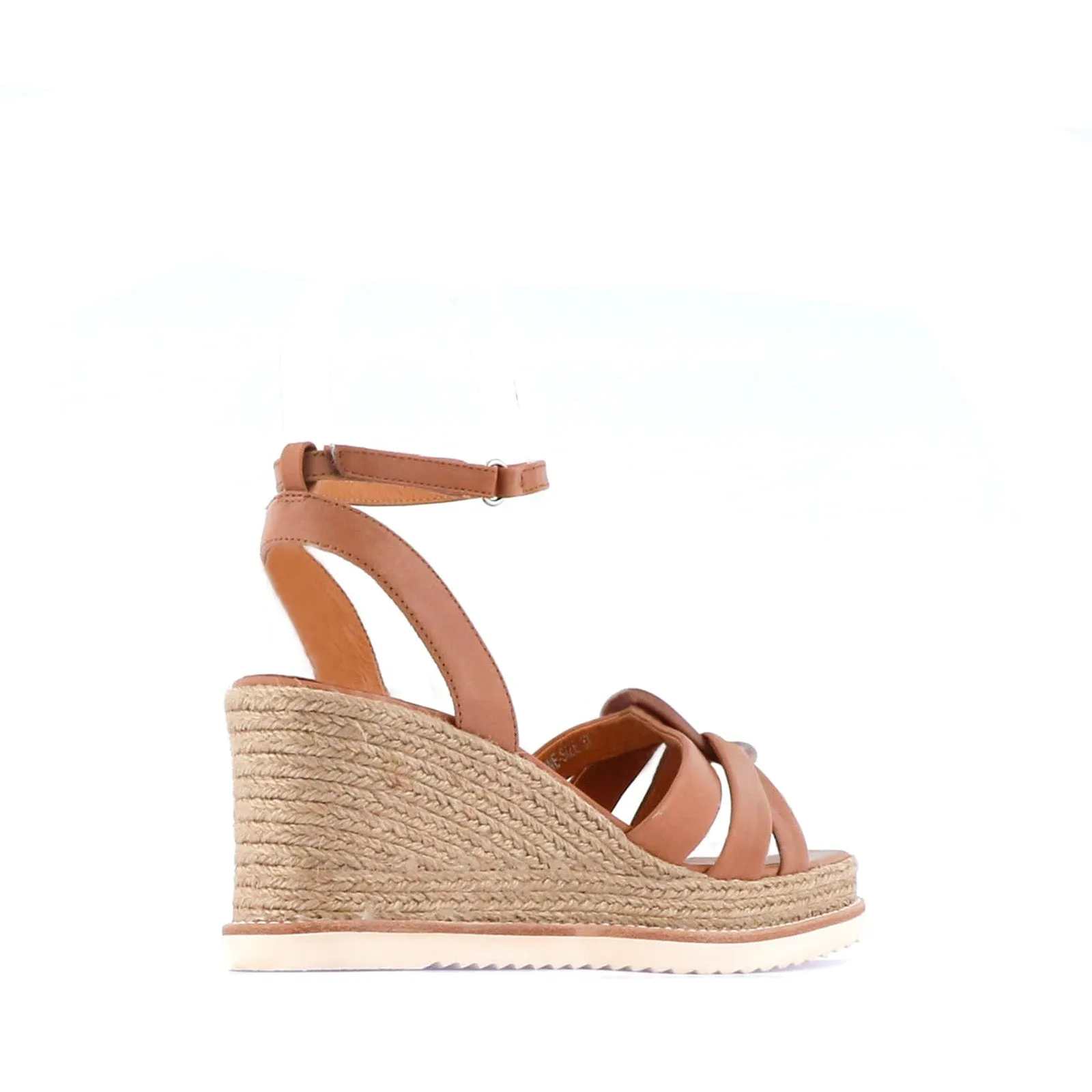 SANDALES ESPADRILLES EN CUIR ZELINE