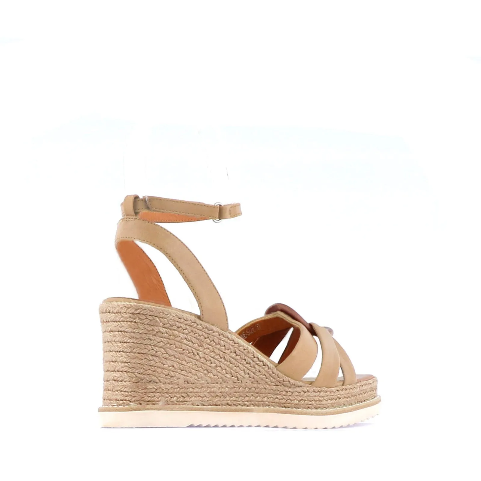 SANDALES ESPADRILLES EN CUIR ZELINE